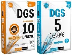Pegem 2025 DGS 10+5 Deneme 2 li Set Pegem Akademi Yayınları