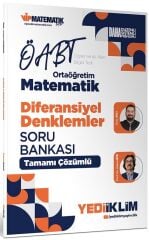 Yediiklim 2027 ÖABT MEB-AGS Lise Ortaöğretim Matematik Diferansiyel Denklemler Soru Bankası Çözümlü Yediiklim Yayınları