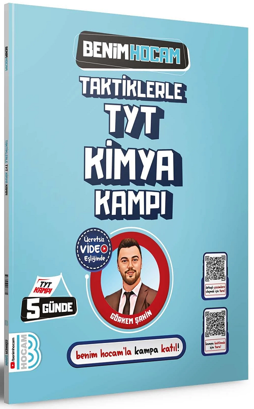 Benim Hocam 2025 YKS TYT Taktiklerle 5 Günde Kimya Kampı - Görkem Şahin Benim Hocam Yayınları