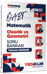 Yediiklim 2027 ÖABT MEB-AGS İlköğretim Ortaöğretim Lise Matematik Olasılık ve Geometri Soru Bankası Çözümlü Yediiklim Yayınları