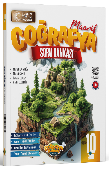 Coğrafya Gurmesi 10. Sınıf Coğrafya Maarif Soru Bankası Coğrafya Gurmesi Yayınları