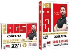Yargı 2027 MEB-AGS Coğrafya Video Ders Notları + Soru Bankası 2 li Set - Engin Eraydın Yargı Yayınları