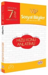 Editör 7. Sınıf VIP Sosyal Bilgiler Hızlı Konu Anlatımlı Editör Yayınları