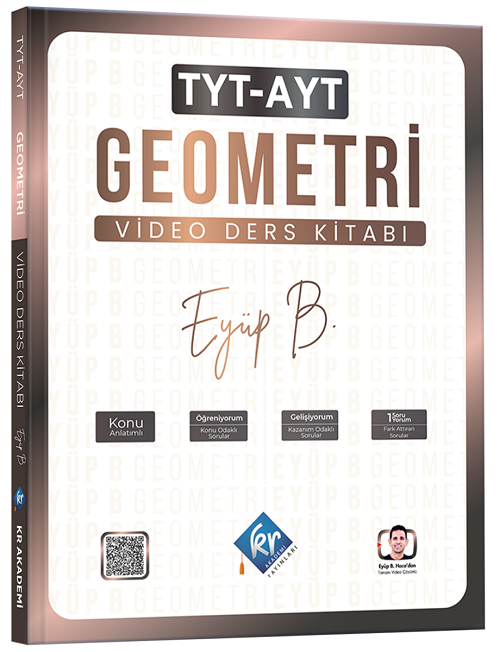 KR Akademi YKS TYT AYT Geometri Video Ders Kitabı - Eyüp Boncuk KR Akademi Yayınları