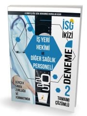 Pelikan 2026 İSG İkizi İş Yerimi Hekimi ve Diğer Sağlık Personeli 2 Deneme Çözümlü - Muhammed Nurullah Acar Pelikan Yayınları