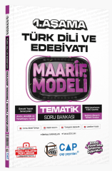 Çap Yayınları 2028 YKS AYT Türk Dili ve Edebiyatı Ders Platosu Maarif Modeli Tematik Soru Bankası 1. Aşama Çap Yayınları