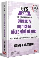 Data 2025 GYS Ticaret Bakanlığı Gümrük ve Dış Ticaret Bölge Müdürlükleri Konu Anlatımlı Görevde Yükselme Data Yayınları