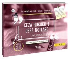 Temsil Yayınları Ceza Hukuku-1 Genel Hükümler Ders Notları Temsil Yayınları