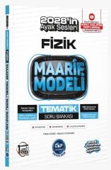 Çap Yayınları 2028 YKS TYT AYT Fizik Ders Platosu Maarif Modeli Tematik Soru Bankası Çap Yayınları