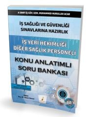 Pelikan 2027 İSG İş Sağlığı ve Güvenliği Sınavları İş Yeri Hekimliği Diğer Sağlık Personeli Konu Anlatımlı Soru Bankası - Muhammed Nurullah Acar Pelikan Yayınları