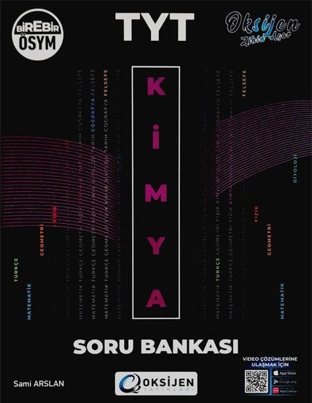 Oksijen YKS TYT Kimya Soru Bankası Çözümlü Oksijen Yayınları