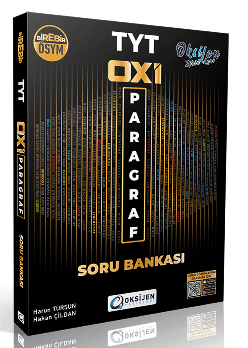 Oksijen YKS TYT Paragraf OXİ Soru Bankası Çözümlü Oksijen Yayınları