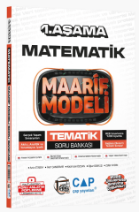 Çap Yayınları 2028 YKS TYT AYT Matematik Ders Platosu Maarif Modeli Tematik Soru Bankası 1. Aşama Çap Yayınları