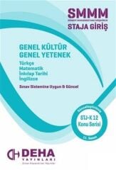 SÜPER FİYAT - Deha 2021 SMMM Staja Giriş Genel Kültür Genel Yetenek Konu Anlatımlı Deha Yayınları