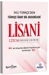 Kurul ÖABT MEB-AGS Türkçe Öğretmenliği Dil Becerileri Lisani Kartopu 12x16 Deneme Kurul Yayınları