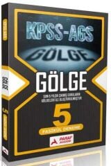 Paraf Akademi KPSS MEB-AGS Tüm Dersler Gölge 5 Deneme Fasikül Paraf Akademi Yayınları