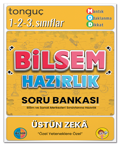 Tonguç 1. 2. 3. Sınıf Bilsem Hazırlık Üstün Zeka Soru Bankası Tonguç Akademi