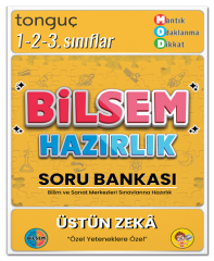 Tonguç 1. 2. 3. Sınıf Bilsem Hazırlık Üstün Zeka Soru Bankası Tonguç Akademi