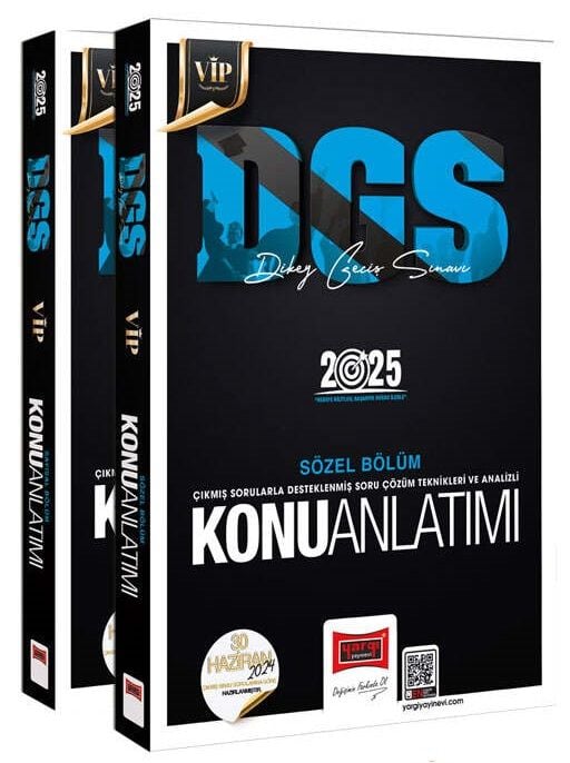 Yargı 2025 DGS VIP Konu Anlatımlı Modüler Set Yargı Yayınları