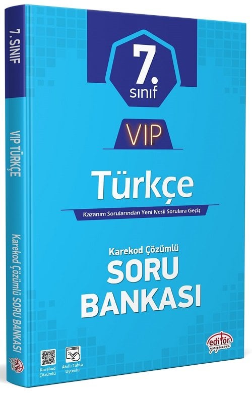 Editör 7. Sınıf VIP Türkçe Soru Bankası Editör Yayınları