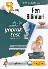 SÜPER FİYAT - Çanta 8. Sınıf Fen Bilimleri Yaprak Test Çanta Yayınları