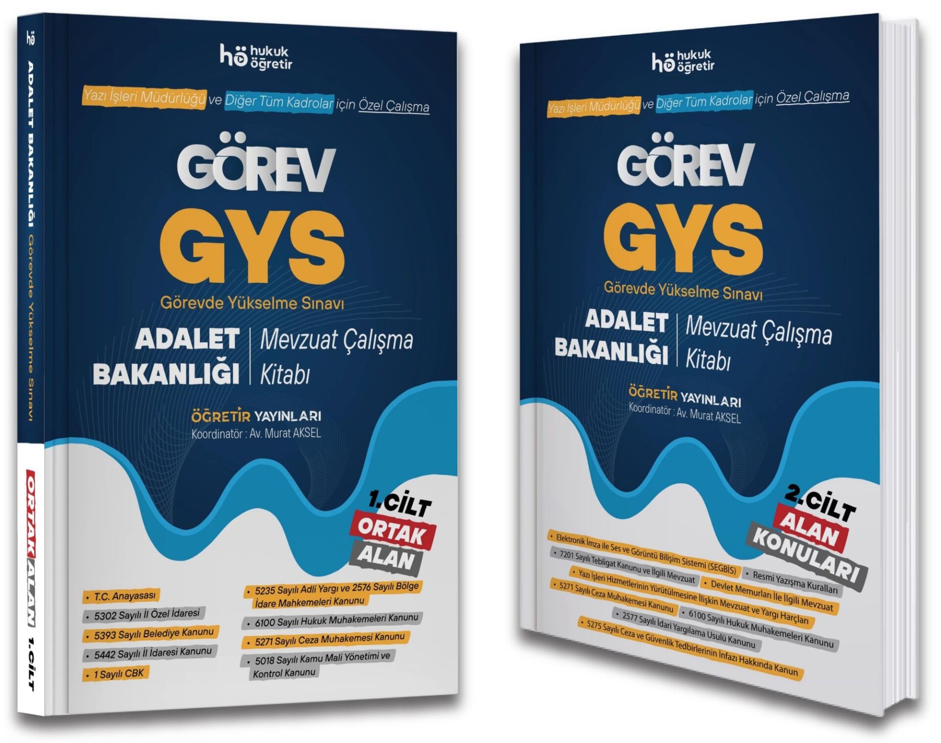 Öğretir GYS Adalet Bakanlığı Görev Ortak Alan Mevzuat Çalışma Kitabı 2 Cilt Görevde Yükselme Öğretir Yayınları