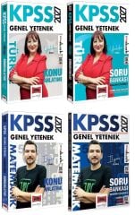 Yargı 2027 KPSS Türkçe + Matematik Konu Anlatımı + Soru Bankası 4 lü Set Yargı Yayınları