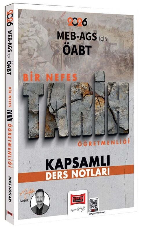 Yargı 2026 ÖABT MEB-AGS Tarih Öğretmenliği Bir Nefes Kapsamlı Ders Notları - Mustafa Özdemir Yargı Yayınları