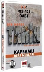 Yargı 2026 ÖABT MEB-AGS Tarih Öğretmenliği Bir Nefes Kapsamlı Ders Notları - Mustafa Özdemir Yargı Yayınları
