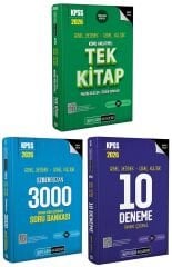Pegem 2026 KPSS Genel Yetenek Genel Kültür Konu + Soru Bankası + 10 Deneme 3 lü Set Pegem Akademi Yayınları