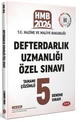 Data 2026 Hazine ve Maliye Bakanlığı Defterdarlık Uzmanlığı Özel Sınavı 5 Deneme Çözümlü Data Yayınları