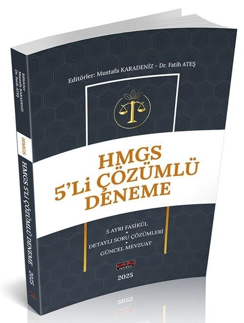 Savaş 2025 HMGS HUKAL 5 Deneme Çözümlü - Mustafa Karadeniz Savaş Yayınları