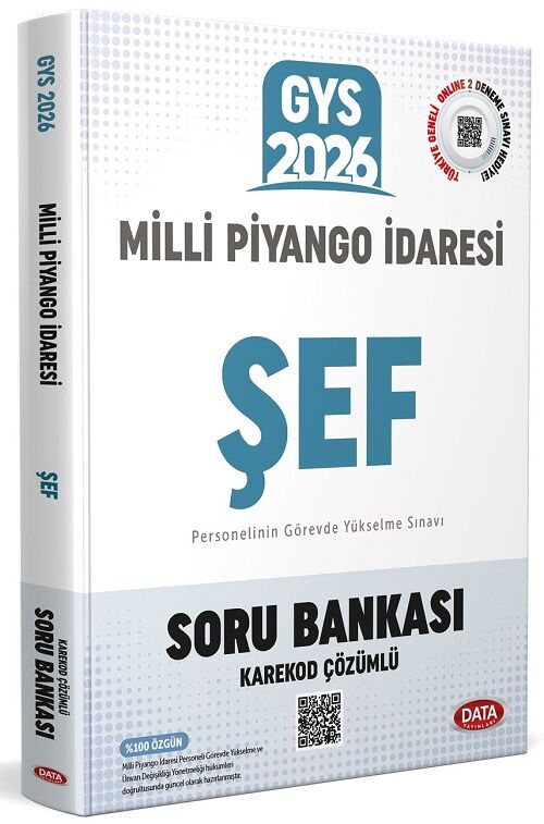 Data 2026 GYS Milli Piyango İdaresi Şef Soru Bankası Çözümlü Görevde Yükselme Data Yayınları