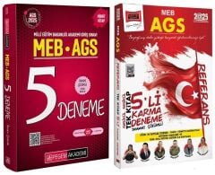 Pegem + Yargı 2025 MEB-AGS Tüm Dersler 5+5 Deneme 2 li Set Pegem Akademi + Yargı Yayınları