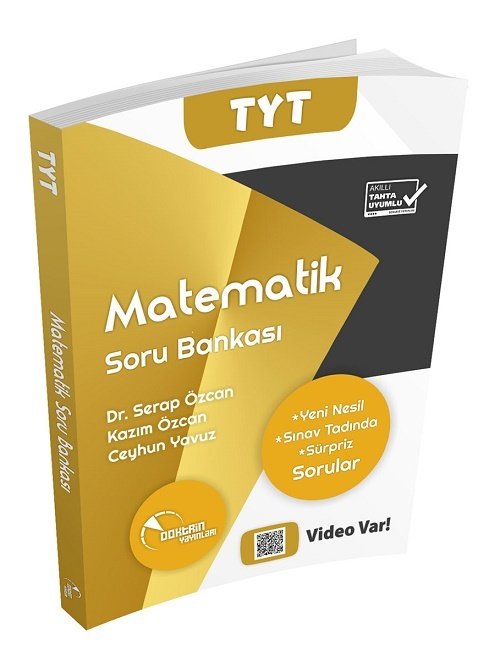 Doktrin YKS TYT Matematik Soru Bankası Video Çözümlü - Kazım Özcan Doktrin Yayınları