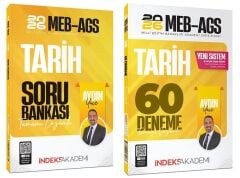 İndeks Akademi 2026 MEB-AGS Tarih Soru Bankası + 60 Deneme 2 li Set - Aydın Yüce İndeks Akademi Yayıncılık