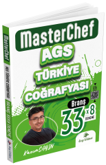 Dizgi Kitap MEB-AGS Türkiye Coğrafyası MasterChef 33x8 Deneme Çözümlü - Kazım Sayın ​Dizgi Kitap