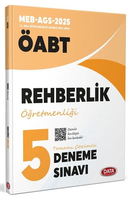 SÜPER FİYAT - Data 2025 ÖABT MEB-AGS Rehberlik Öğretmenliği 5 Deneme Çözümlü Data Yayınları
