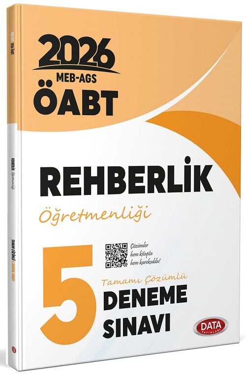 Data 2026 ÖABT MEB-AGS Rehberlik Öğretmenliği 5 Deneme Çözümlü Data Yayınları