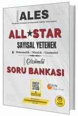 Tasarı ALES Sayısal Yetenek Matematik-Mantık-Geometri All Star Soru Bankası Çözümlü Tasarı Yayınları