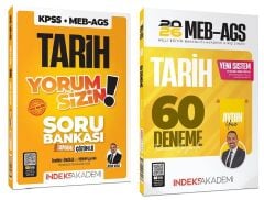 İndeks Akademi 2026 MEB-AGS Tarih Yorum Sizin Soru Bankası + 60 Deneme 2 li Set - Aydın Yüce İndeks Akademi Yayıncılık