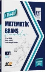 Hız ve Renk YKS AYT Matematik 15x40 Denemeleri Hız ve Renk Yayınları