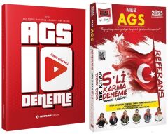 Uzman Kariyer + Yargı 2025 MEB-AGS Tüm Dersler 10+5 Deneme 2 li Set Uzman Kariyer + Yargı Yayınları