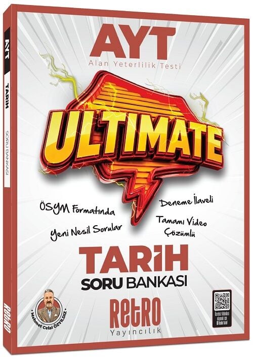 Retro YKS AYT Tarih Ultimate Soru Bankası Çözümlü - Mehmet Celal Özyıldız Retro Yayıncılık