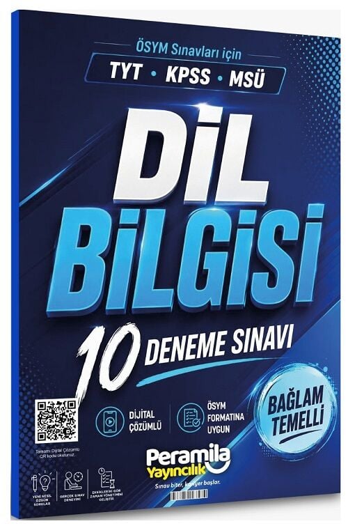 Peramila YKS TYT KPSS MSÜ Dil Bilgisi 10 Deneme Çözümlü Peramila Yayıncılık