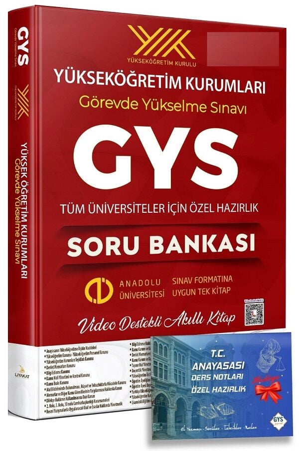 Liyakat 2025 GYS YÖK Yükseköğretim Kurumları Personeli Soru Bankası Görevde Yükselme Liyakat Yayınları
