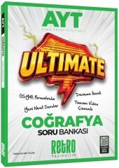Retro YKS AYT Coğrafya Ultimate Soru Bankası Çözümlü - Mehmet Akif Yıldız Retro Yayıncılık