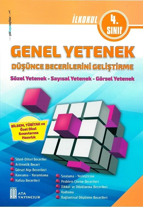 Ata Yayıncılık 4. Sınıf Genel Yetenek Düşünce Becerilerini Geliştirme Ata Yayıncılık