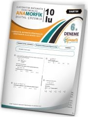 Anamorfik 2023 ÖABT İlköğretim Matematik Öğretmenliği Türkiye Geneli Deneme 6. Kitapçık Dijital Çözümlü Anamorfik Yayınları