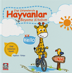 Çizgi Çalışmalarıyla Hayvanlar Boyama Kitabım NSN Kids